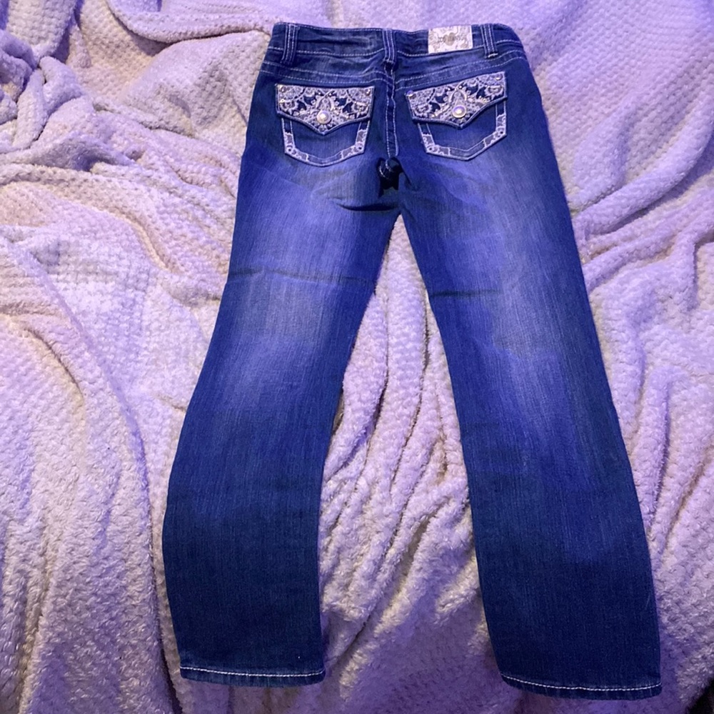 ZCO Y2K Rhinestone Grunge Jeans